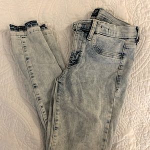 acid wash jeggings